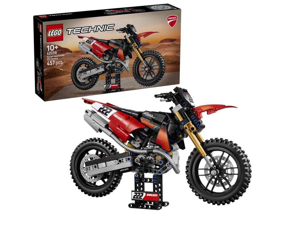 LEGO Set 42238-1 Ducati Desmo450 MX Factory Motorcycle (2026 Technic ...