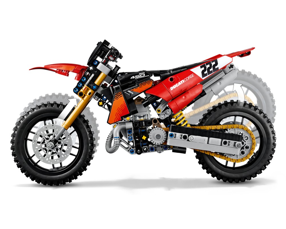 LEGO Set 42238-1 Ducati Desmo450 MX Factory Motorcycle (2026 Technic ...