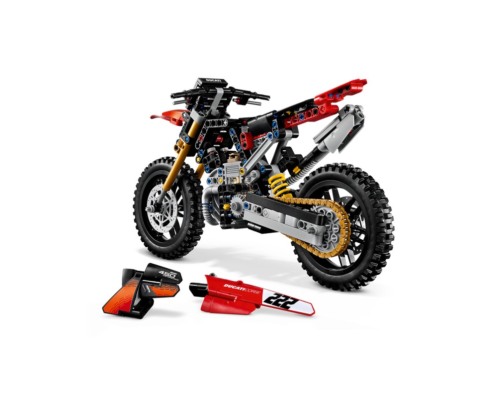 LEGO Set 42238-1 Ducati Desmo450 MX Factory Motorcycle (2026 Technic ...