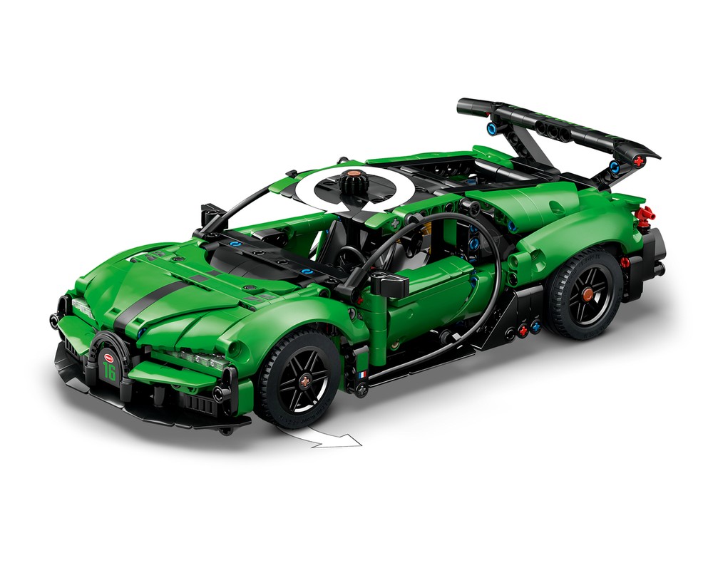 LEGO Set 42241-1 Green Bugatti Chiron Pur Sport Hypercar (2026 Technic ...