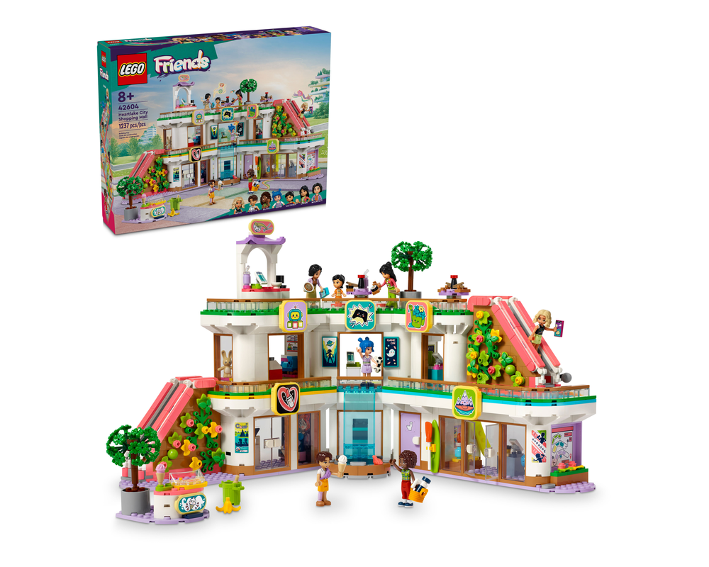 LEGO Set 42604-1 Heartlake City Shopping Mall (2024 Friends ...