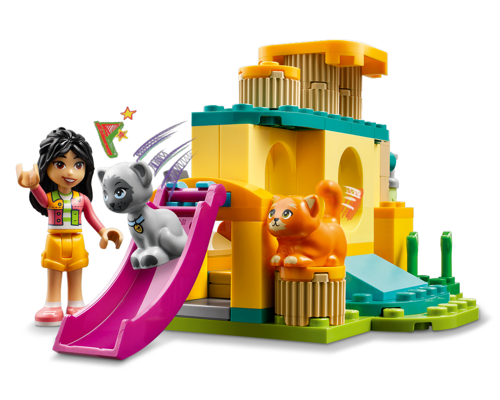 LEGO Set 42612-1 Cat Playground Adventure (2024 Friends) | Rebrickable ...