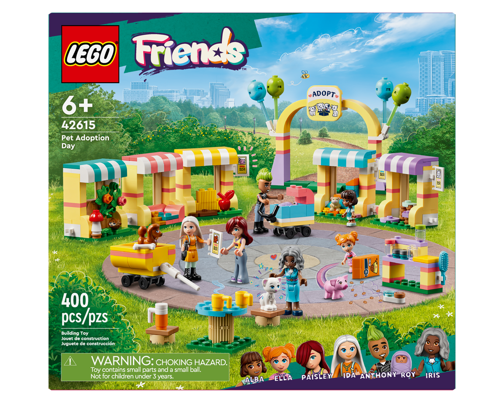 LEGO Set 42615-1 Pet Adoption Day (2024 Friends) | Rebrickable - Build ...