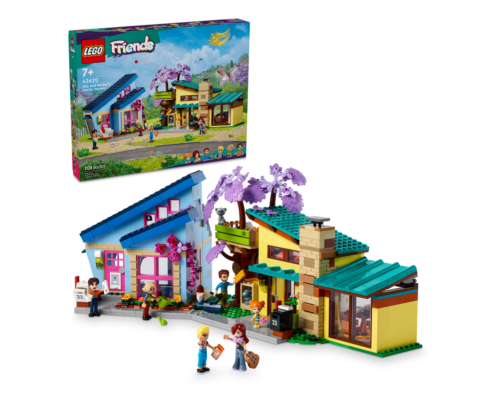 LEGO Set 42620-1 Olly's and Paisley's Family Homes (2024 Friends ...