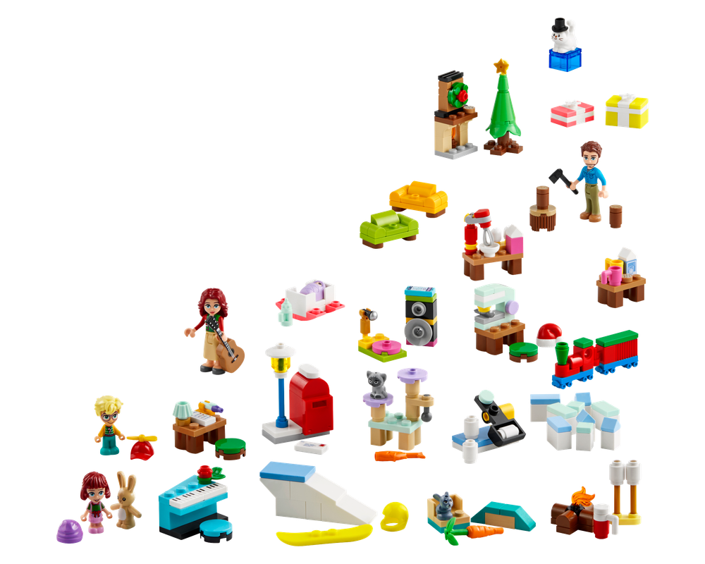 LEGO Set 42637 1 Friends Advent Calendar 2024 2024 Seasonal Advent Friends Rebrickable Build with LEGO