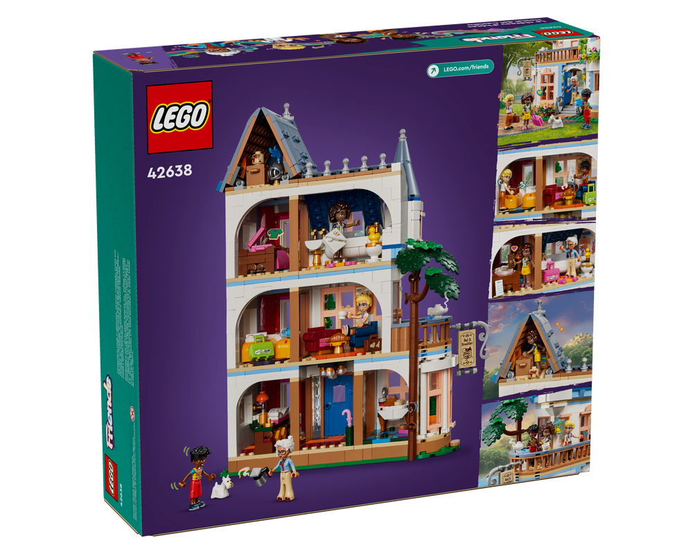 LEGO Set 42638-1 Castle Bed and Breakfast (2024 Friends) | Rebrickable ...