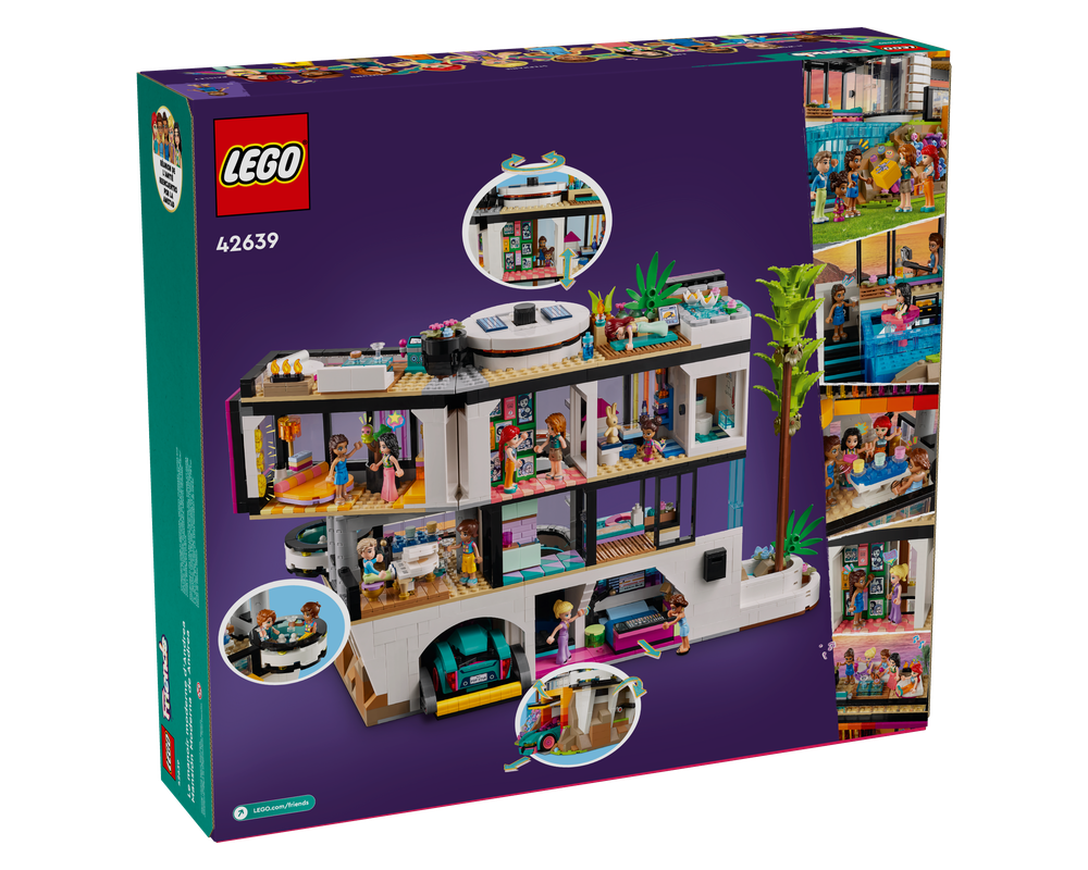 LEGO Set 42639-1 Andrea's Modern Mansion (2024 Friends) | Rebrickable ...