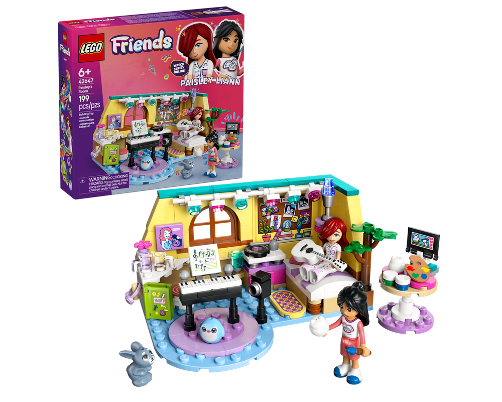 LEGO Set 426471 Paisley's Room (2025 Friends) Rebrickable Build