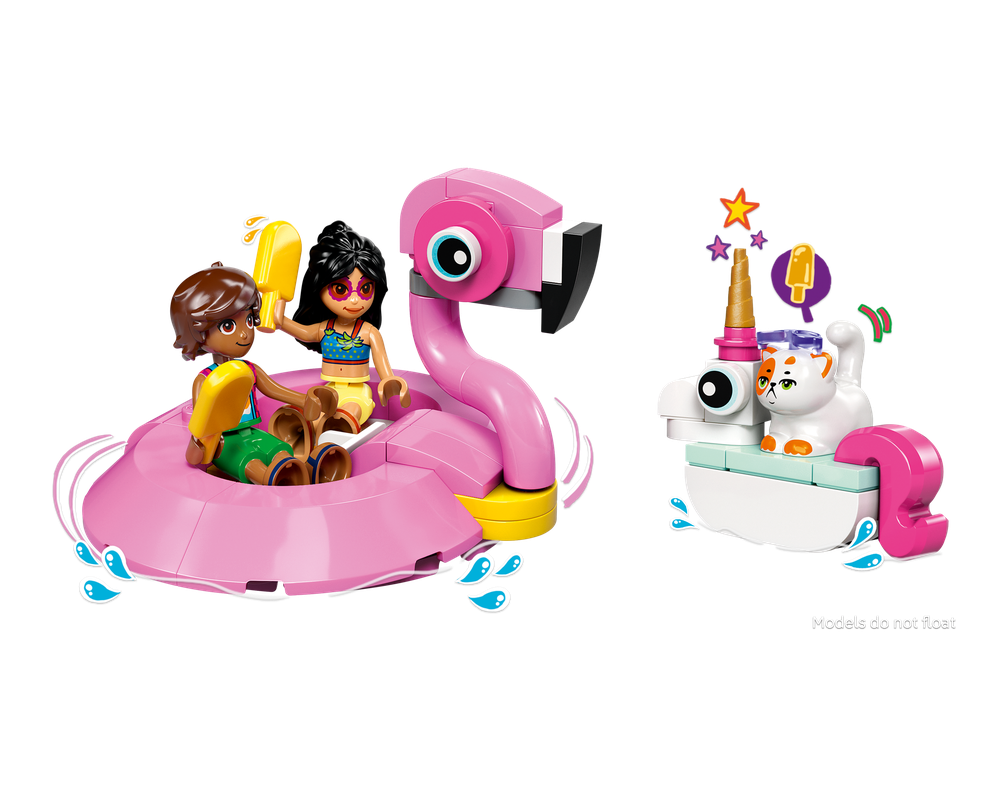 LEGO Set 42658-1 Unicorn & Flamingo Pool Party (2025 Friends ...