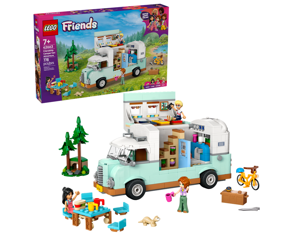 LEGO Set 42663-1 Friendship Camper Van Adventure (2025 Friends ...