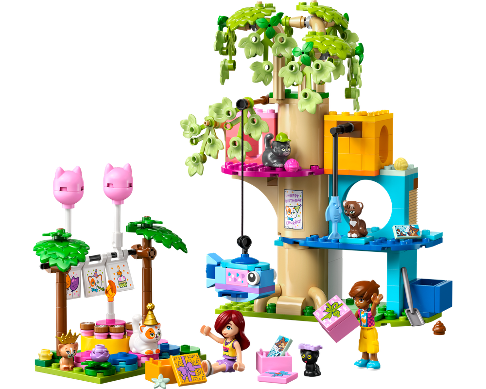 LEGO Set 42666-1 Cat Birthday Party & Tree House (2025 Friends