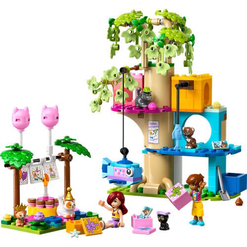 Cat Birthday Party & Tree House