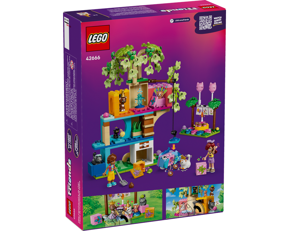 LEGO Set 42666-1 Cat Birthday Party & Tree House (2025 Friends