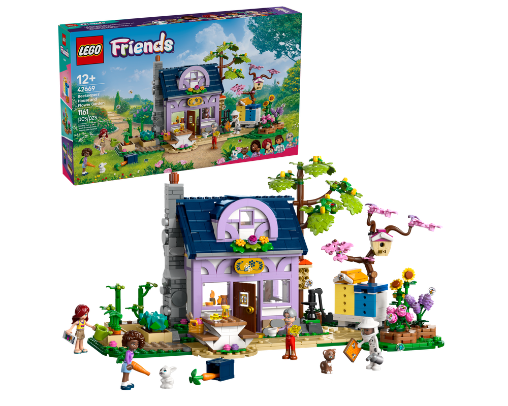 LEGO Set 42669-1 Beekeepers' House and Flower Garden (2025 Friends