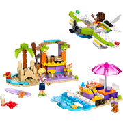 Creative Beach and Travel Suitcase