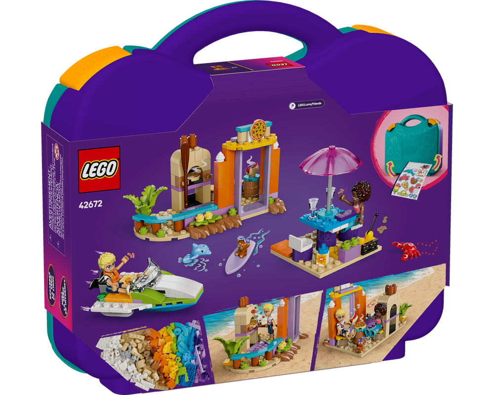 LEGO Set 42672-1 Creative Beach and Travel Suitcase (2025 Friends