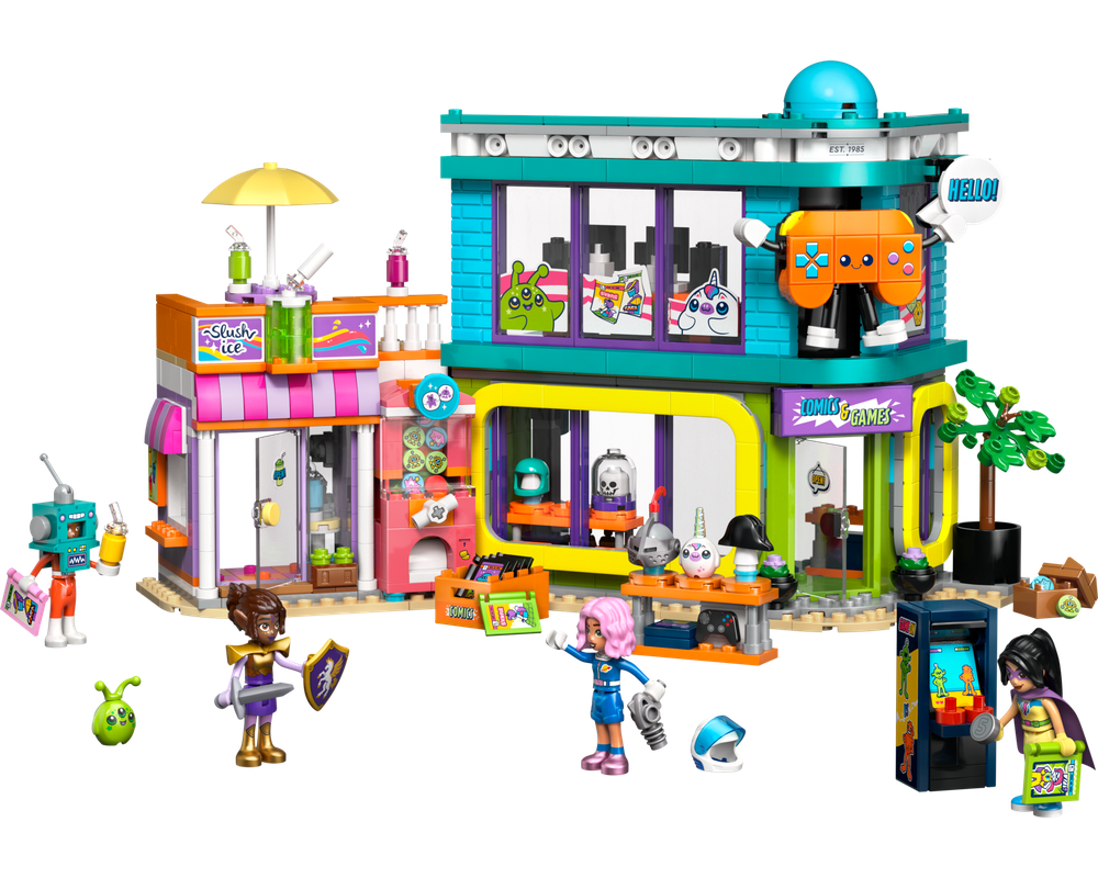 LEGO Set 42674-1 Comic Book and Game Store (2025 Friends