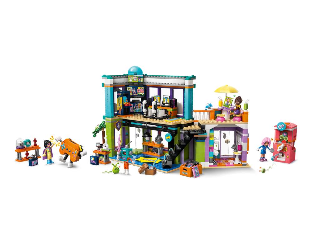 LEGO Set 42674-1 Comic Book and Game Store (2025 Friends) | Rebrickable ...
