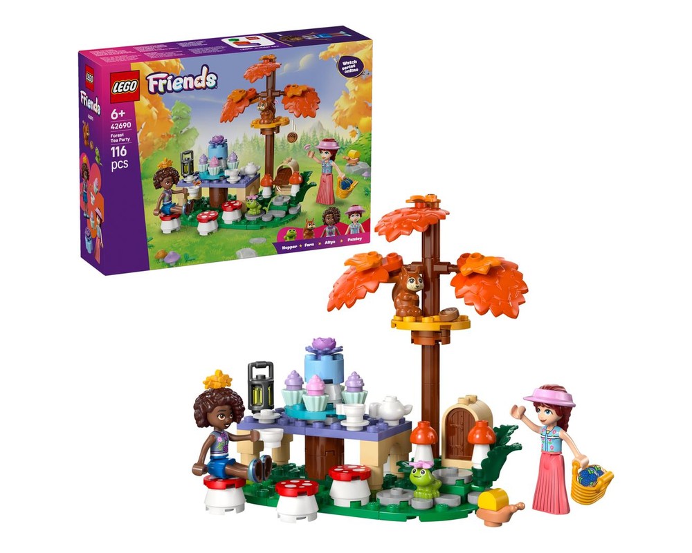 LEGO Set 42690-1 Forest Tea Party (2026 Friends) | Rebrickable - Build ...