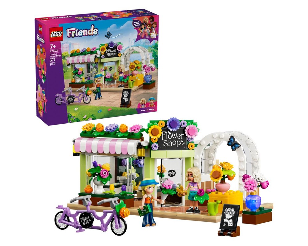 LEGO Set 42693-1 Creative Flower Shop (2026 Friends) | Rebrickable