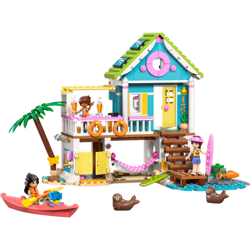 Beach House with Seals