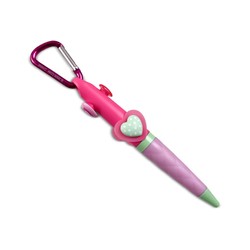 Clikits Heart Carabiner Pen