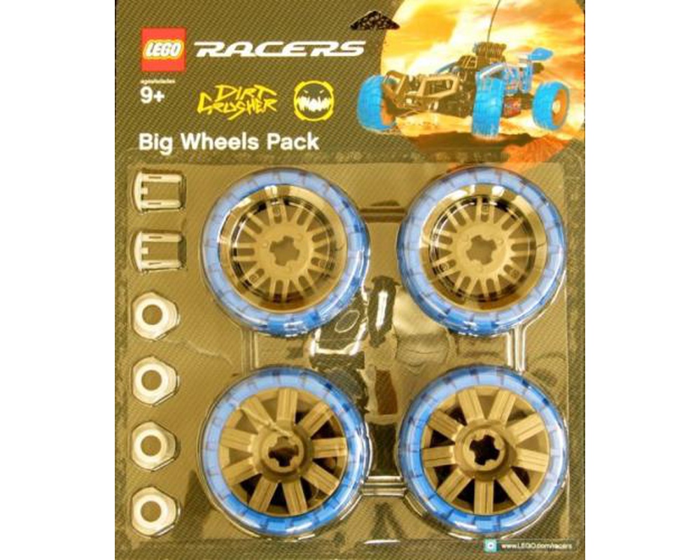 bord søskende accelerator LEGO Set 4286024-1 Big Wheels Pack Dirt Crusher (Blue) (2005 Racers) |  Rebrickable - Build with LEGO
