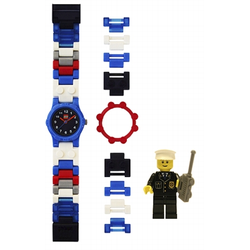 Police Officer Buildable Watch with Toy