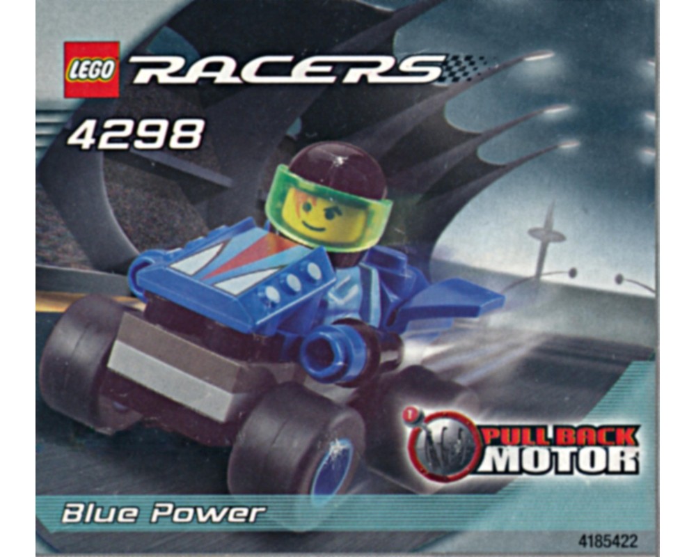 LEGO Set 4298-1 Blue Power (2002 Racers) | Rebrickable - Build