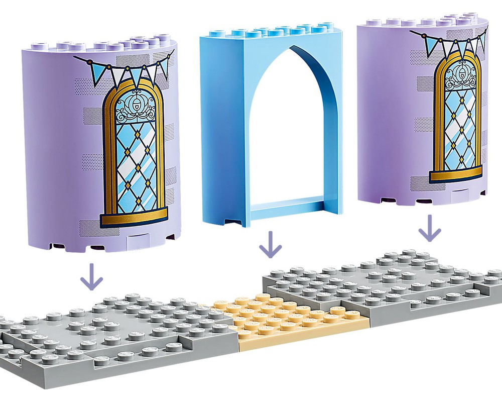 lego cinderella castle 43178