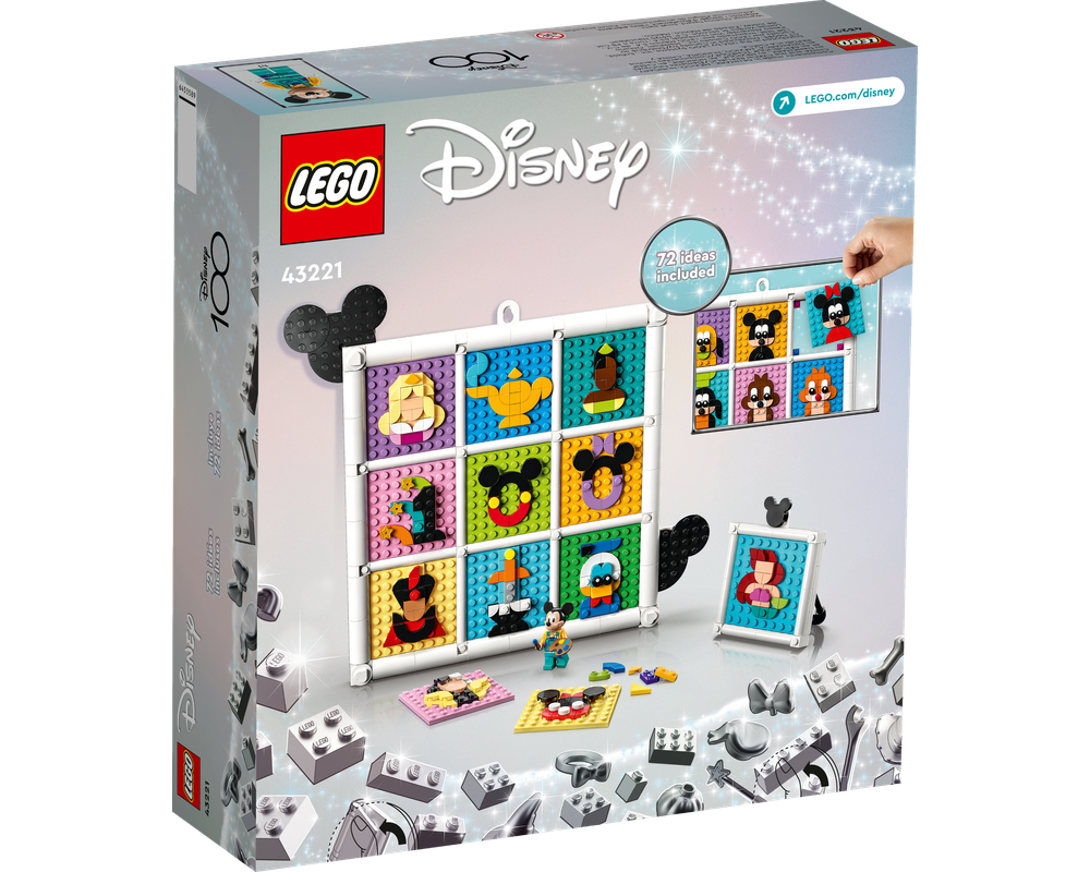 ズイールセットその２ LEGO Set 43221-1 100 Years of Disney Animation Icons (2023 Disney