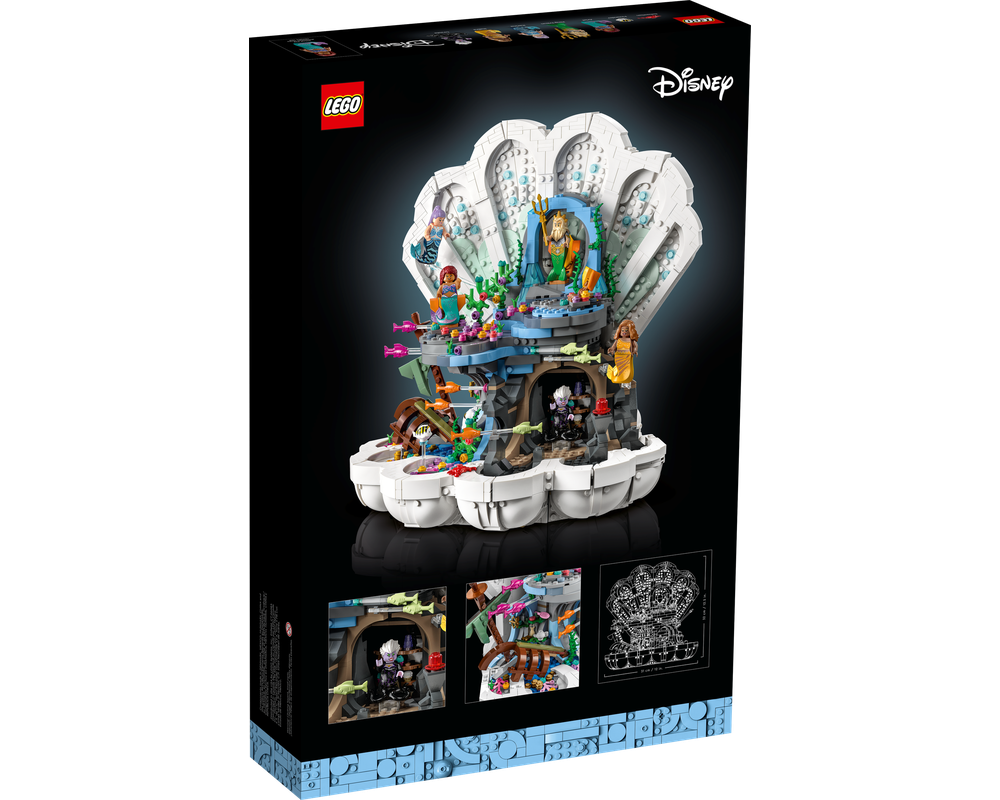 LEGO Set 43225-1 The Little Mermaid Royal Clamshell (2023 Disney
