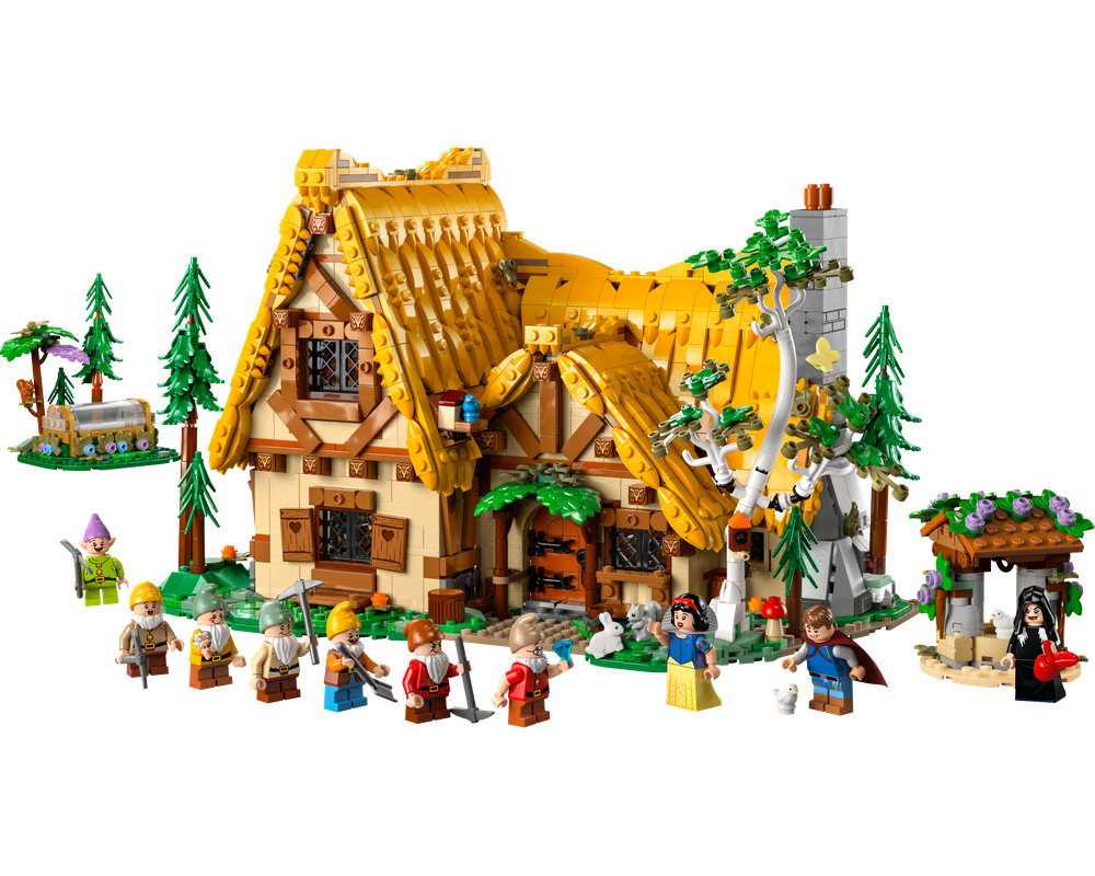 LEGO Set 432421 Snow White and the Seven Dwarfs' Cottage (2024 Disney