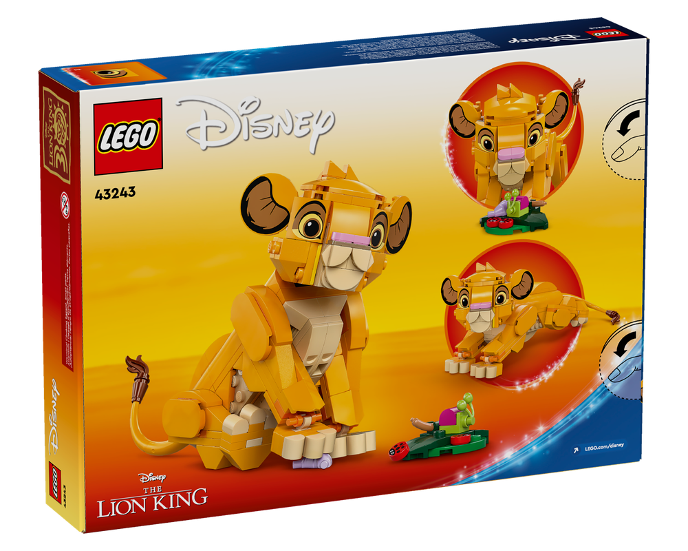 LEGO Set 43243-1 Simba the Lion King Cub (2024 Disney) | Rebrickable ...