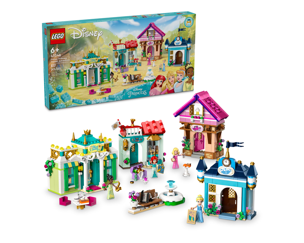 LEGO Set 43246-1 Princess Market Adventure (2024 Disney > Disney