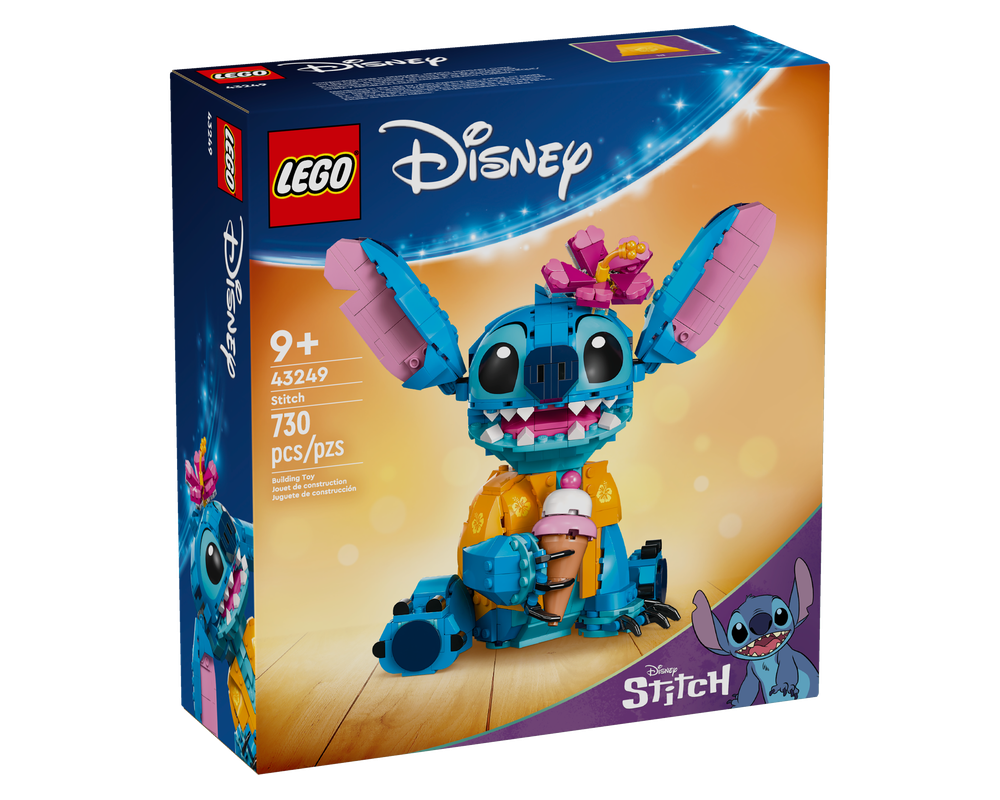LEGO Set 432491 Stitch (2024 Disney) Rebrickable Build with LEGO