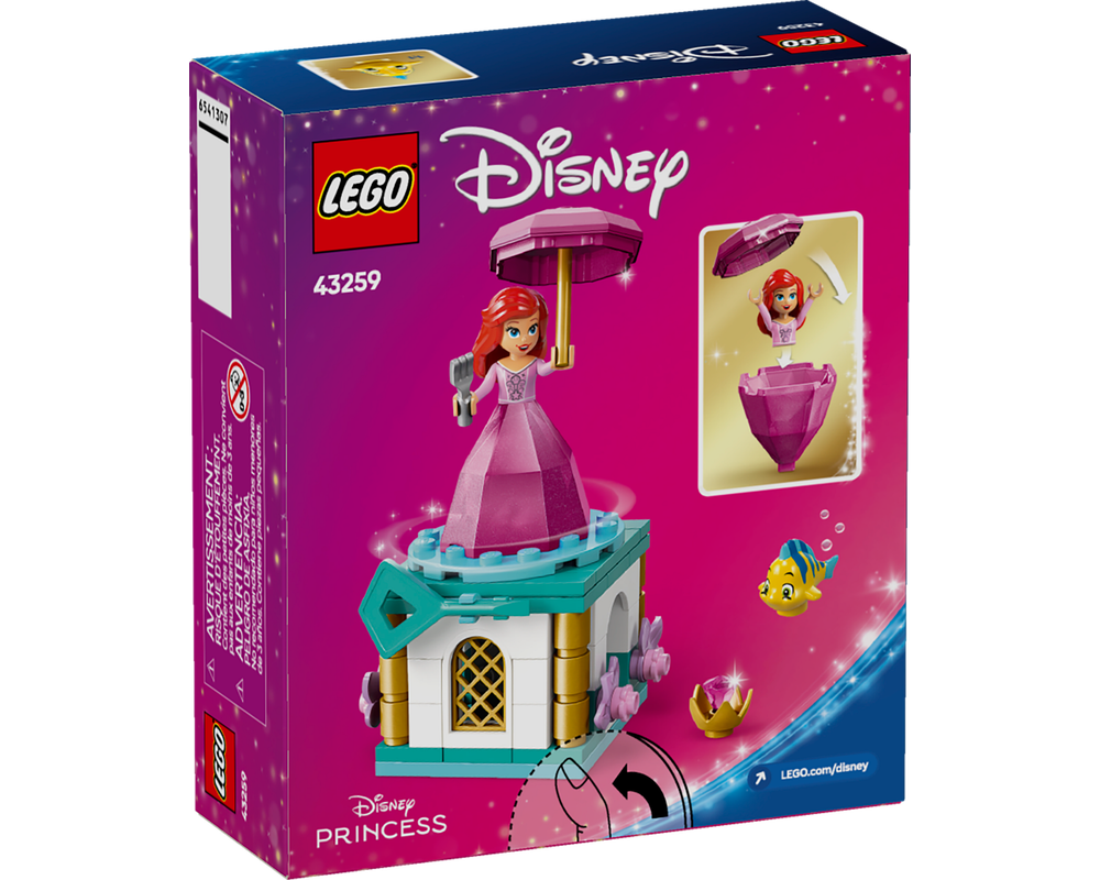 ジブリ - マスターキー❤️ LEGO Set 43259-1 Twirling Ariel (2025 Disney > Disney