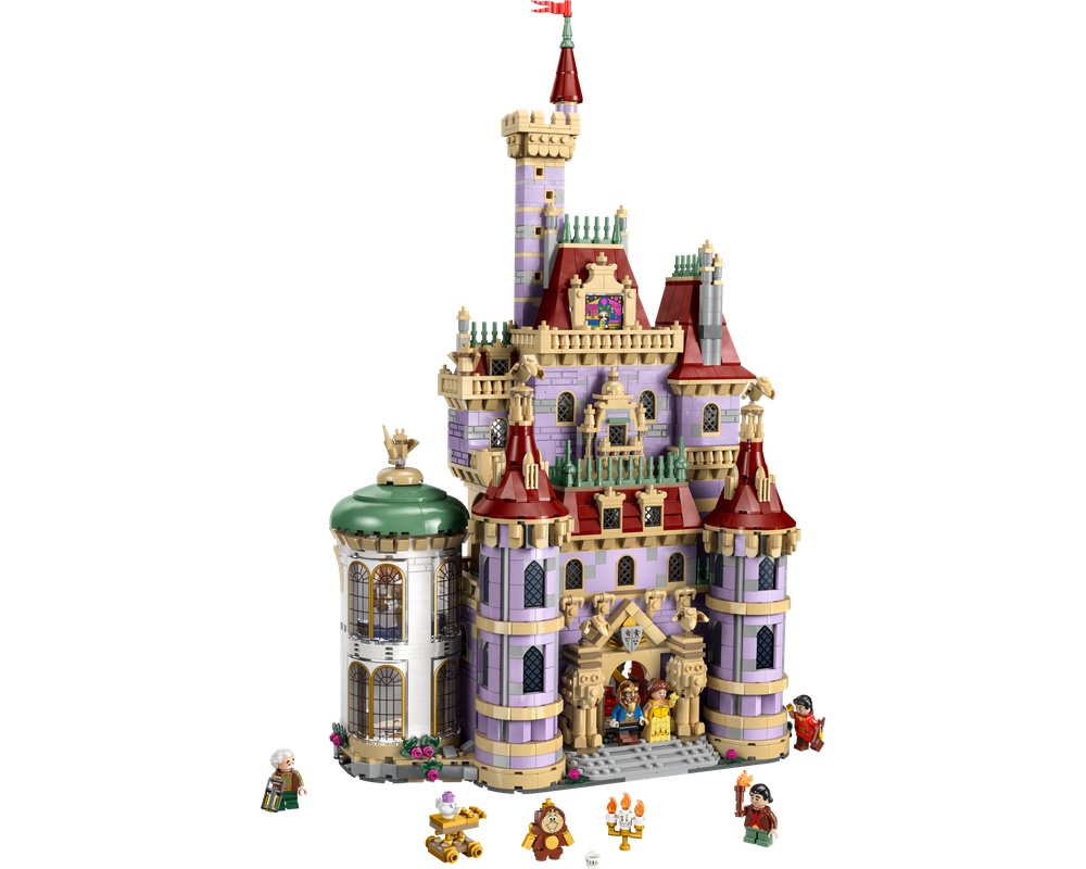 Beast Castle ミニチュア　正規品　ディズニー　レア　陶器 LEGO Set 43263-1 Beauty and the Beast Castle (2025 Disney