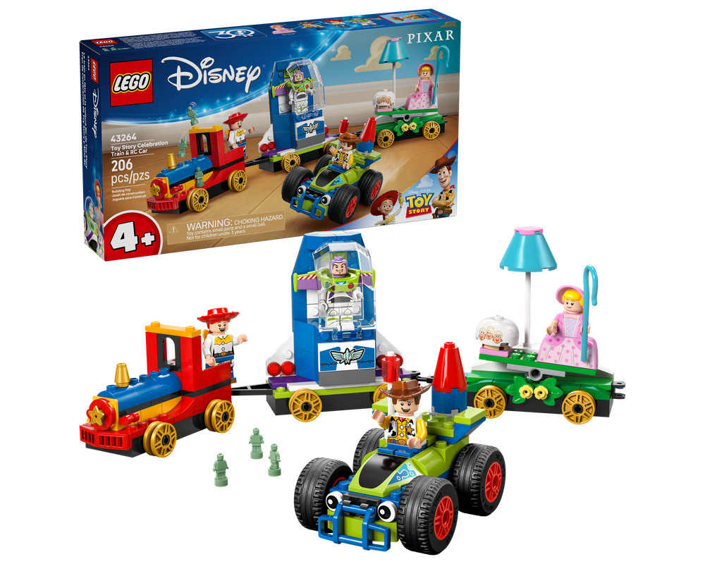 LEGO Set 43264-1 Toy Story Celebration Train & RC Car (2025 Disney ...
