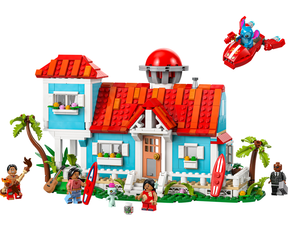 LEGO Set 43268-1 Lilo and Stitch Beach House (2025 Disney