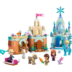 Miniaturowy zamek w Arendelle i lodowy pałac Elzy