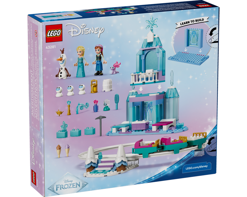 LEGO Set 43281-1 Elsa's Ice Castle & Snow Ride Adventure (2026