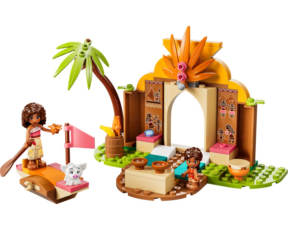 トールペイント LEGO Set 43282-1 Village House & Boat (2026 Disney) | Rebrickable