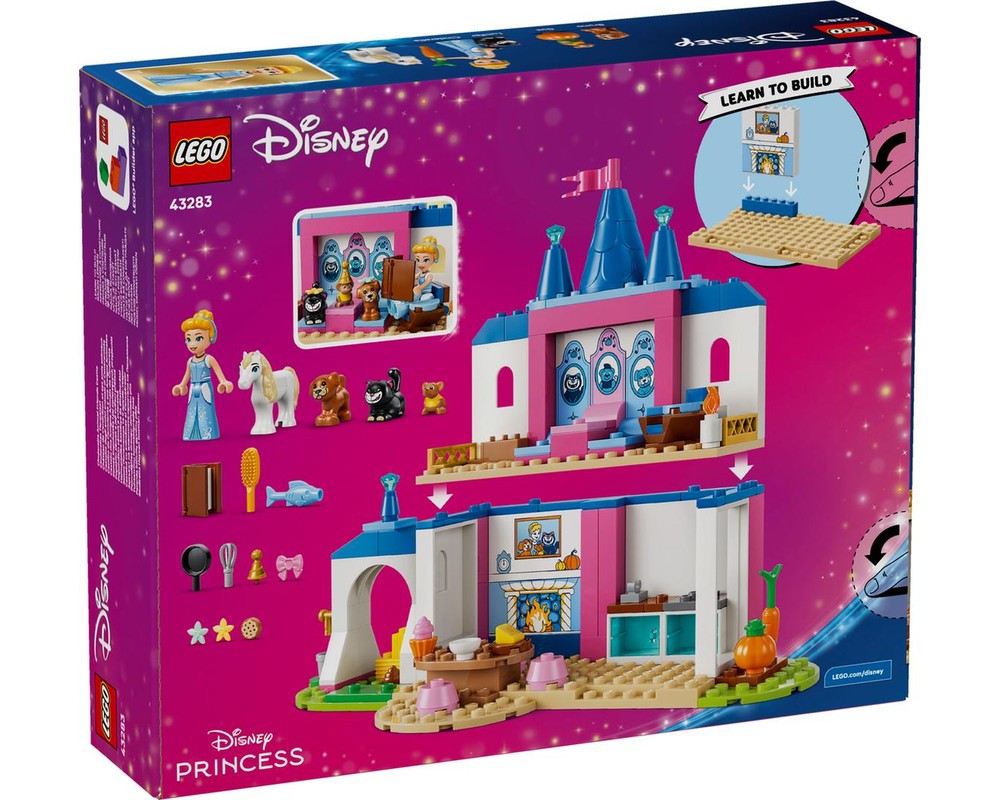 LEGO Set 43283-1 Cinderella Animal Friends Castle (2026 Disney