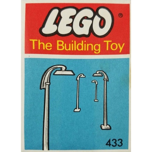 6 Street Lamps with Curved Top (The Building Toy)