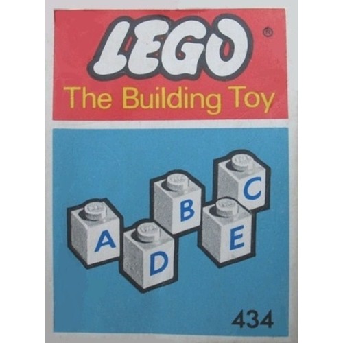 50 lettered bricks (The Building Toy)