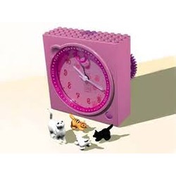 Cat with Kittens Clock