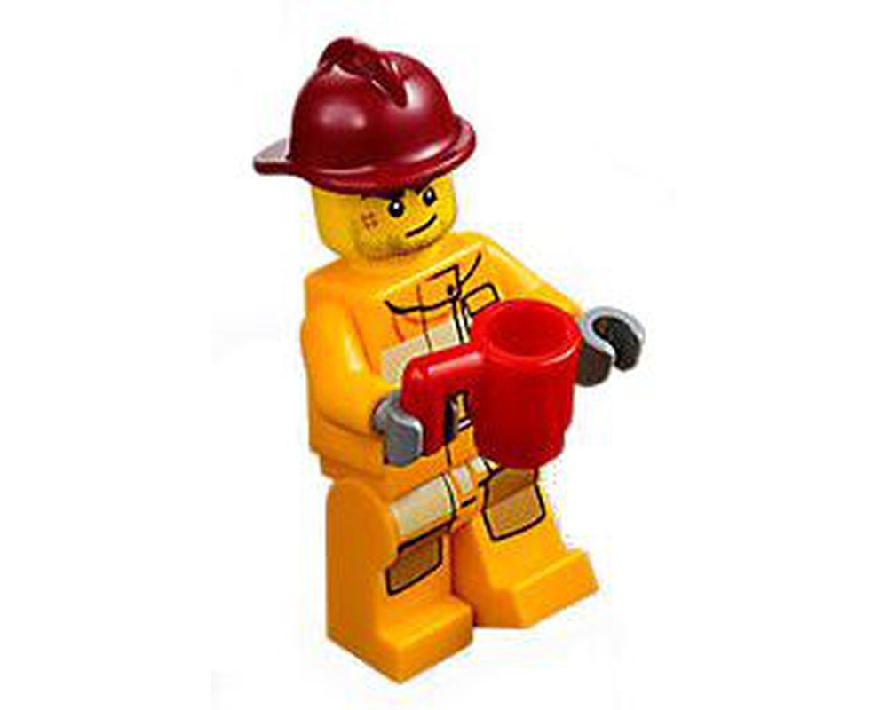 LEGO Set 4428 1 s19 2012 Day 19 Firefighter with Cup 2012