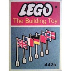 6 International Flags (The Building Toy) (set 442B-1)