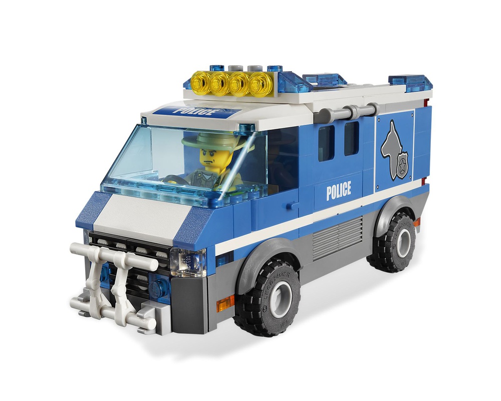 lego police dog van